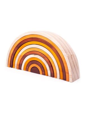 Bigjigs Large Wooden Stack Rainbow