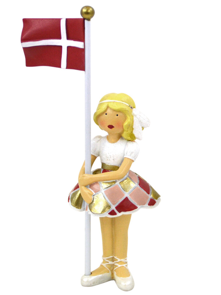 Bordpynt, flag med ballerina Bordpynt, flag med ballerina