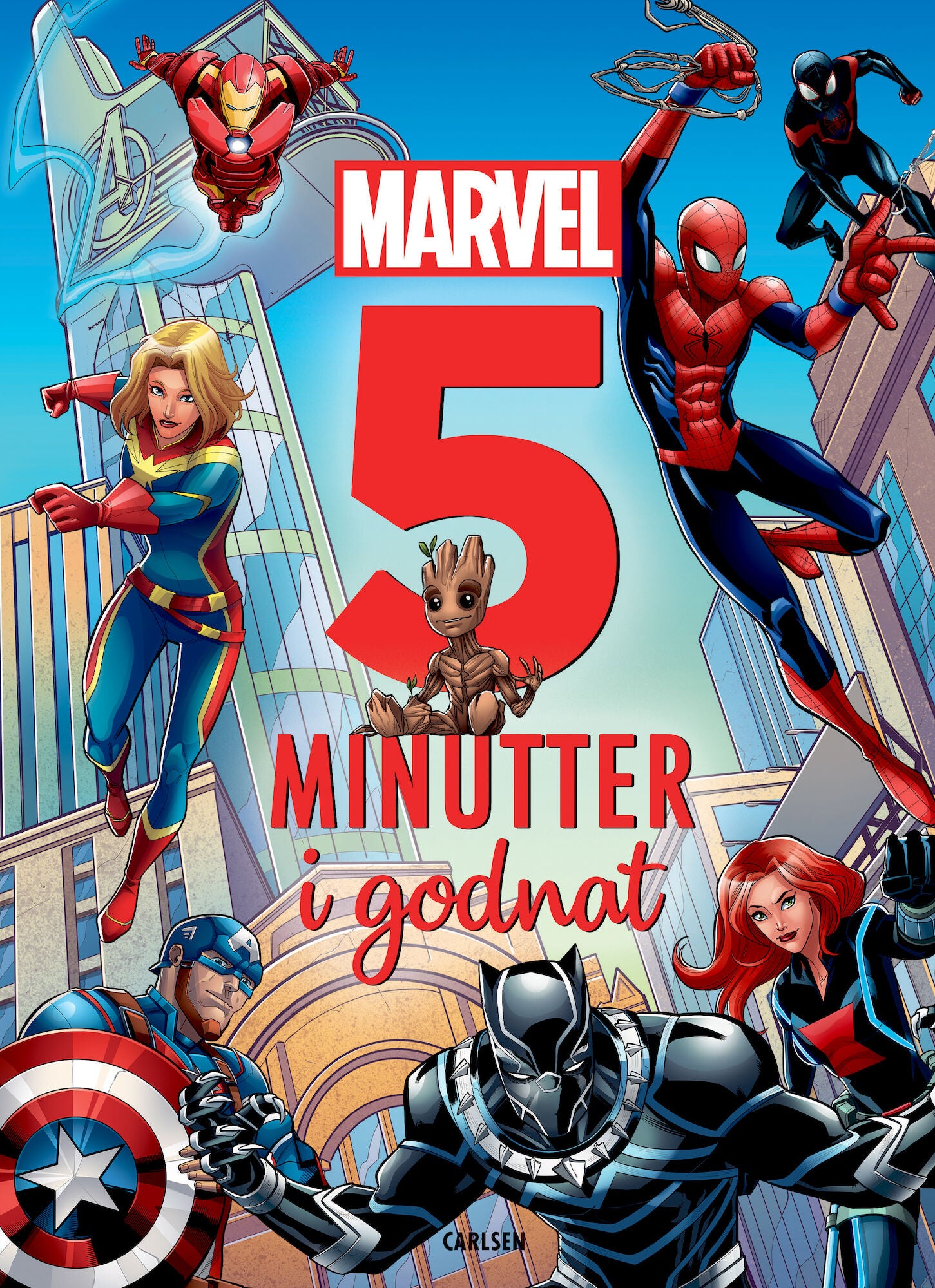 Carlsen Bog Fem minutter i godnat - Marvel Carlsen Bog Fem minutter i godnat - Marvel