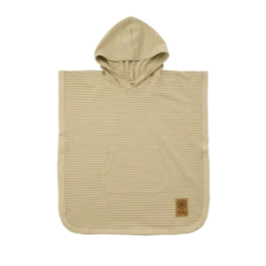 Cloby UV Poncho - Sandy Beach/Olive Green (3-5 år)