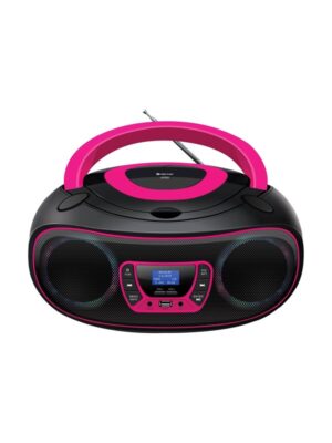 DENVER TDB-212GR - DAB+ Boombox with Bluetooth & CD Player (Grey)