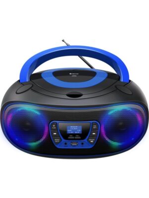 DENVER TDB-212GR - DAB+ Boombox with Bluetooth & CD Player (Grey)