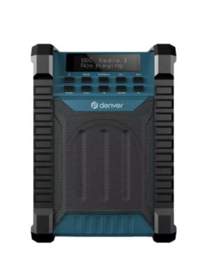 DENVER WRD-60 Workradio - DAB/FM & Bluetooth - 10 Watt - DAB+/FM