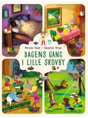 Dagens gang i lille skovby - Børnebog - Board books