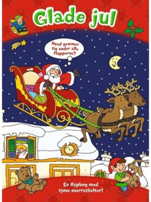 Den store flapbog: Glade jul - Børnebog - hardcover