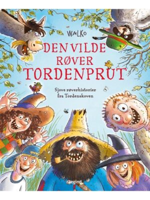 Den vilde røver Tordenprut - Børnebog - hardcover