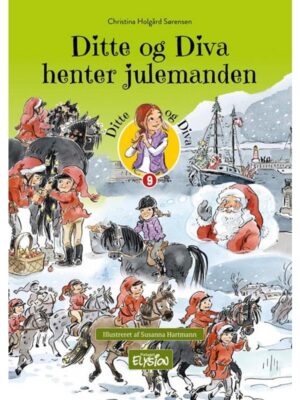 Ditte og Diva henter julemanden - Børnebog - hardback