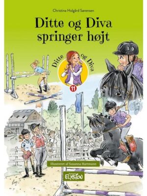 Ditte og Diva springer højt - Børnebog - hardback