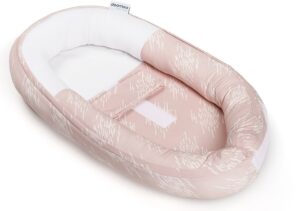 Doomoo Babynest Dimlyserød