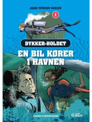 En bil kører i havnen - Børnebog - hardback