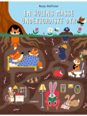 En hulens masse underjordiske dyr - Børnebog - Board books