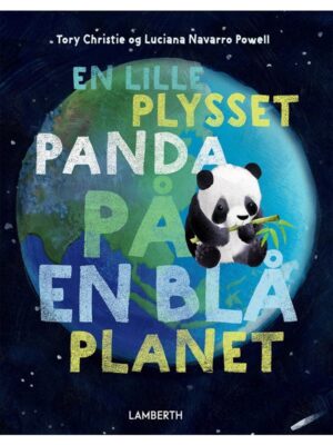 En lille plysset panda på en blå planet - Børnebog - hardcover