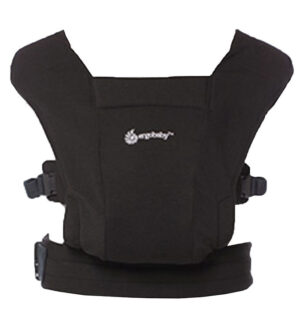 Ergobaby Bæresele - Embrace - Soft & Snug Knit - Pure Black