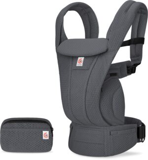 Ergobaby Omni Deluxe Bæresele Mesh, Graphite Grey