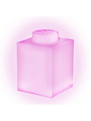Euromic LEGO Classic Silicone Brick 100% night light with LEDlite- PINK