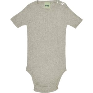FUB Baby Rib Body Taupe Melange - Str. 74