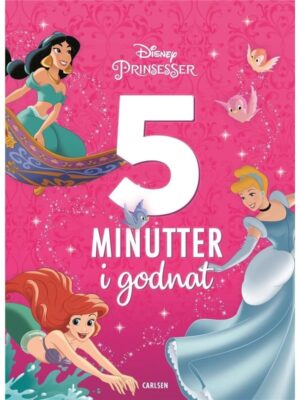Fem minutter i godnat - Disney Prinsesser - Børnebog - hardcover