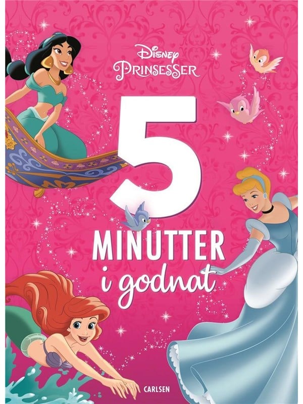 Fem minutter i godnat - Disney Prinsesser - Børnebog - hardcover Fem minutter i godnat - Disney Prinsesser - Børnebog - hardcover