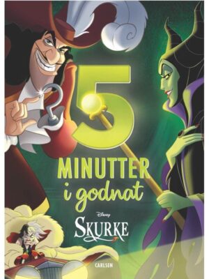 Fem minutter i godnat - Skurke - Børnebog - hardcover