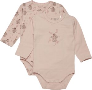 Fixoni Body 2-pak Cameo Rose, 50, Babytøj