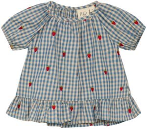 Flöss Bluse Polly Blouse Berry/Blue Gingham