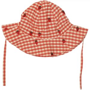 Flöss Solhat Molly Sun Hat Berry Gingham