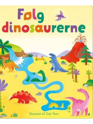 Følg dinosaurerne - Børnebog - Board books