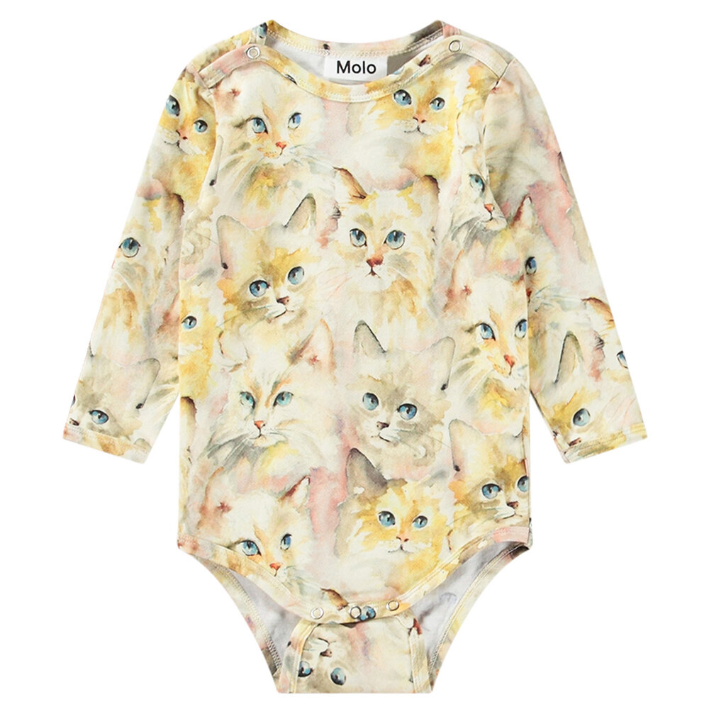 Foss Bodystocking - Aquarelle Cats - 74 Foss Bodystocking - Aquarelle Cats - 74