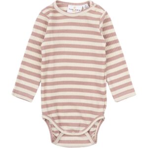 Fro Uni LS Rib Body - ROSESTRIPE - 62