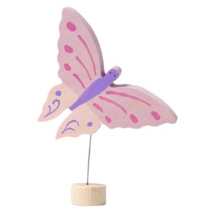GRIMM'S Dekorativ Figur - Pink Sommerfugl
