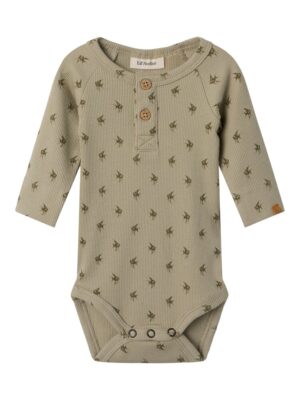 Gago langærmet slim body - MOSS GRAY - 62