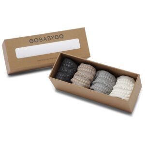 GoBabyGo Strømper Skridsikre Bambus Combo Box Sand