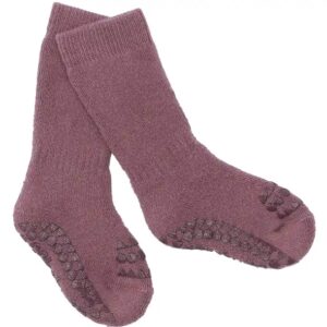 GoBabyGo Strømper - tyk bomuld - Misty Plum