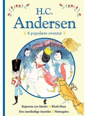 H. C. Andersen - 4 populære eventyr Blå - Børnebog - hardcover