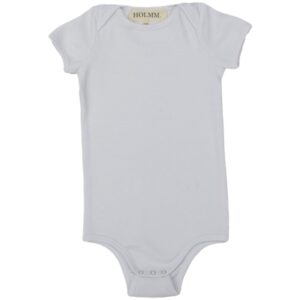 HOLMM White Mimi Bomuld Body - Str. 3 mdr