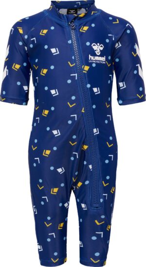 Hummel Morgat UV-Dragt, Navy Peony, 92, Børnetøj