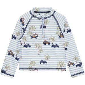 Hust & Claire White Maiak Svømmebluse - Str. 7-8 år