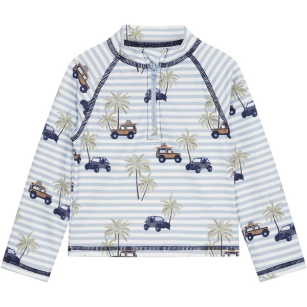Hust & Claire White Maiak Svømmebluse - Str. 7-8 år