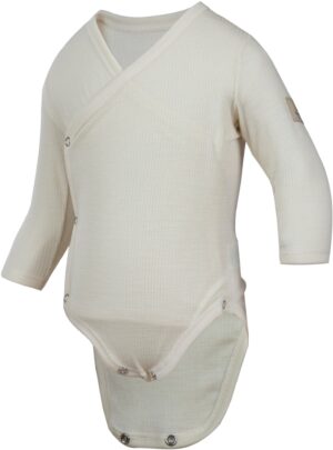 Janus Babywool Body, White, 60, Babytøj