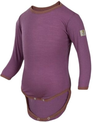 Janus Body Merinould, Dark purple, 80, Babytøj