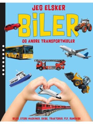 Jeg elsker BILER - Børnebog - hardcover