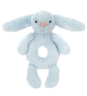 Jellycat Ringrangle - 18x8 cm - Bashful Bunny - Baby Blue