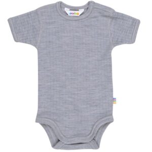 Joha Uld Rib Gråmeleret Body - Str. 70
