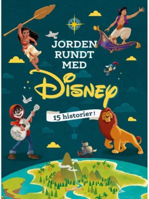 Jorden rundt med Disney - Børnebog - hardcover