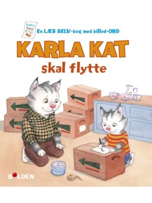 Karla Kat skal flytte - Børnebog - hardcover