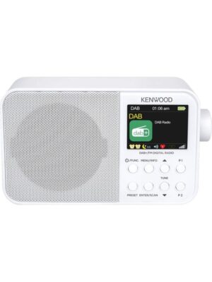 Kenwood CR-M30DAB-W - DAB+/FM - Mono - Hvid