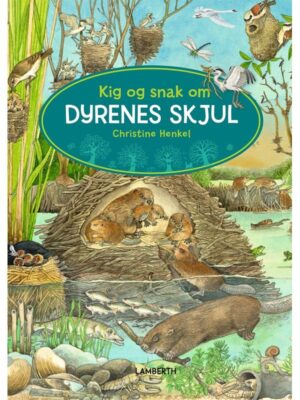 Kig og snak om dyrenes skjul - Børnebog - Board books