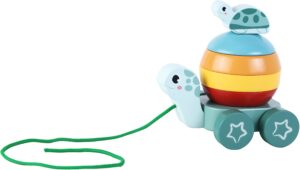 Kinder and Kids Pull and Stack Animal Træklegetøj
