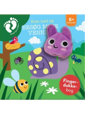 Kom med og besøg mine venner - med fingerdukke - Børnebog - Board books