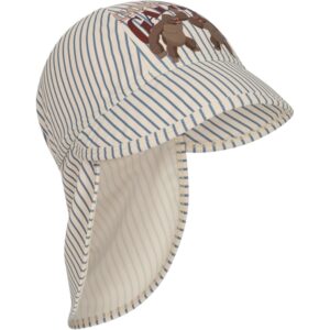 Konges Sløjd Aster Solhat Stripe Bluie - Str. 3-6 mdr